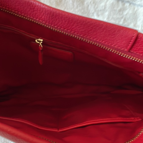 Authentic Red Coach Bag - Picture 4 of 6